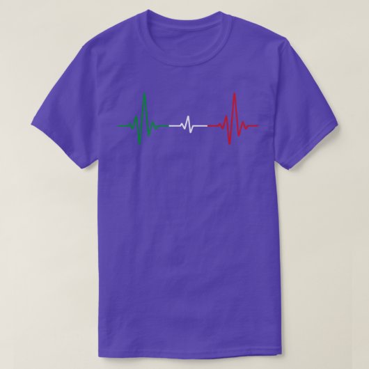 心拍イタリアン動 Tシャツ (デザイン正面)