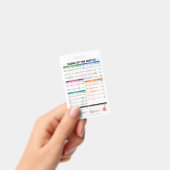 心拍リズム分析看護リファレンス、ECG バッジ (手持ち)