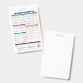 心拍リズム分析看護リファレンス、ECG バッジ (正面＆裏面)