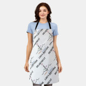 心拍生命リズム心電図 エプロン (着用した状態)