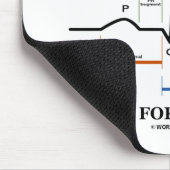 心拍用に配線（ECG/EKG洞調律） マウスパッド (コーナー)