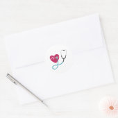 心拍聴診器 ラウンドシール (封筒)