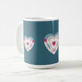 心拍 コーヒーマグカップ (正面左)