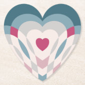 心拍 ペーパーコースター (正面)