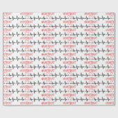 心拍 ラッピングペーパー (フラット)