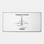 心拍（心電図）内の正常脈 デスクマット (正面)
