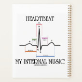 心拍My Internal Music Electrocardiogram EKG プランナー手帳 (裏面)
