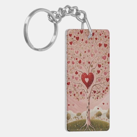 心材 キーホルダー (正面左)