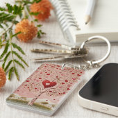 心材 キーホルダー (正面右)