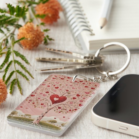 心材 キーホルダー (正面右)