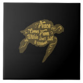 心来の安らぎ タイル (正面)