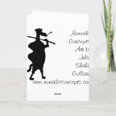 心気症ラクダ カード (裏面)