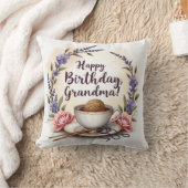 心温まるおばあちゃんプレゼント クッション (ブランケット)