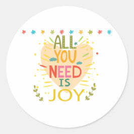 心温まるキッドことわざデザイン ラウンドシール