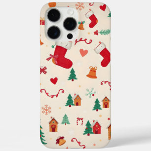 心温まるクリスマスパターン iPhone 16 PRO MAXケース