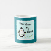 心温まるクリスマスホリデーギフト – おもしろいペンギン コーヒーマグカップ (中央)