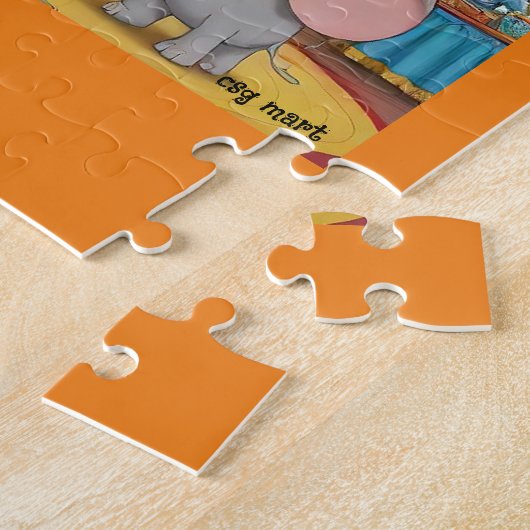 心温まるダンボとミセス・ジャンボサーカスパズル ジグソーパズル (側面)