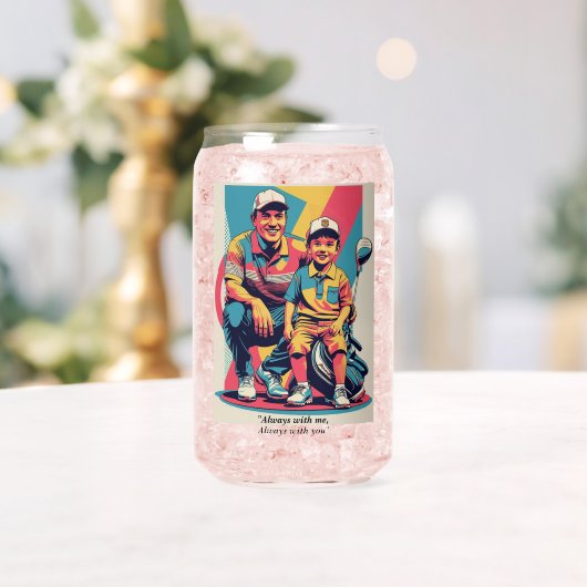 心温まるパパ&ソンゴルフモーメントオンファーザーズ ガラス缶 (インサイチュ (ウェディング))