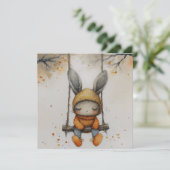 心温まるブンニー:放射メッセージ🐇🐰デジタル シーズンカード (スタンド正面)