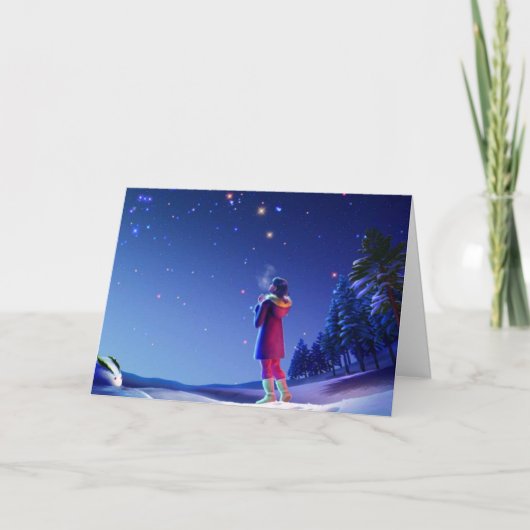 心温まるホリデーの願い シーズンカード (正面)