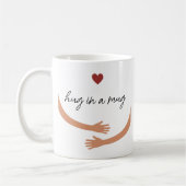 心温まるミニマルな美的愛 コーヒーマグカップ (左)