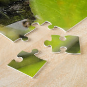 心温まる可愛いブシュティッツソングバーズ家族写真 ジグソーパズル (側面)