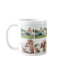 心温まる愛犬家フォトコラージュマグ