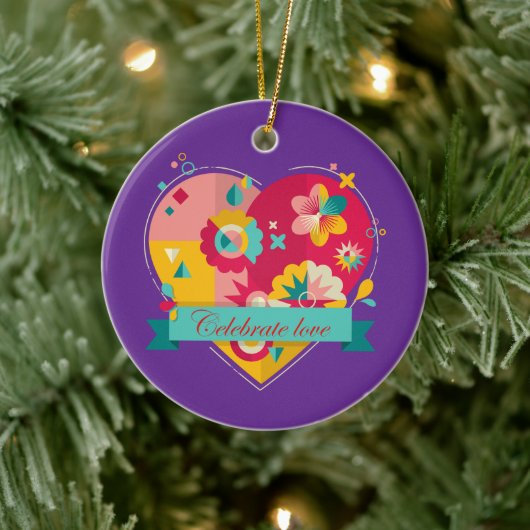 心温まる感傷的な贈り物 セラミックオーナメント (ツリー)