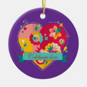 心温まる感傷的な贈り物 セラミックオーナメント (正面)
