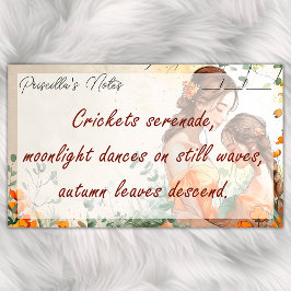 心温まる母と娘10" x 6" ポストイット