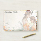 心温まる母と娘10" x 6" ポストイット (デスク)