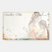 心温まる母と娘10" x 6" ポストイット (正面)