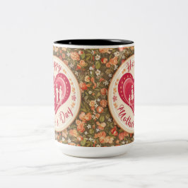 心温まる母の日 ツートーンマグカップ