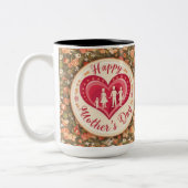 心温まる母の日 ツートーンマグカップ (左)