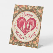 心温まる母の日 台座サイン (正面)