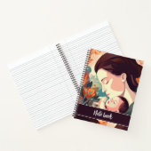心温まる芸術的デザイン ノートブック (内部)