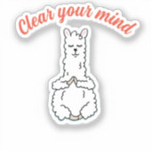 心澄んステッカー シール (正面)