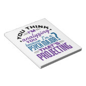 心理おもしろい学専攻の生 ノートパッド (アングル)