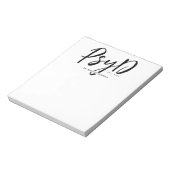 心理パーソナライズされたエレガント学PsyD医師 ノートパッド (回転)