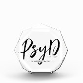 心理パーソナライズされたエレガント学PsyD医師 フォトブロック (正面)