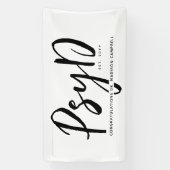 心理パーソナライズされたエレガント学PsyD医師 横断幕 (縦)