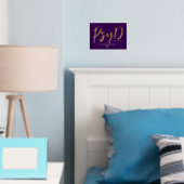 心理パーソナライズされたエレガント学PsyD医師 箔ポスター (インサイチュ (寝室))