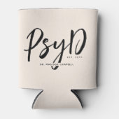 心理パーソナライズされたエレガント学PsyD医師 缶クーラー (正面)