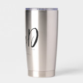 心理パーソナライズされたモダン学PsyD医師 保温保冷タンブラー (背面)