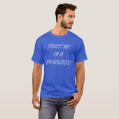 心理士 面白い格言 ファミリー Tシャツ (正面フル)