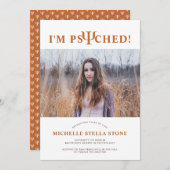 心理学ψ卒業招待状 案内状 (正面/裏面)