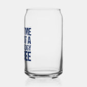 心理学おもしろい卒業カスタム心理学者 ガラス缶 (左)