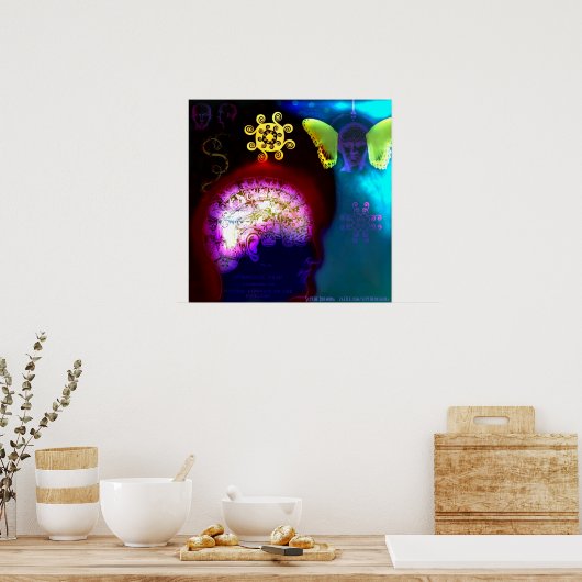 心理学と精神性 ポスター (キッチン)