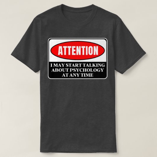 心理学について話し始めるかもしれない2 Tシャツ (デザイン正面)