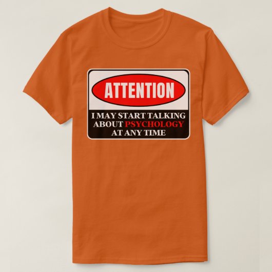 心理学について話し始めるかもしれない2 Tシャツ (デザイン正面)